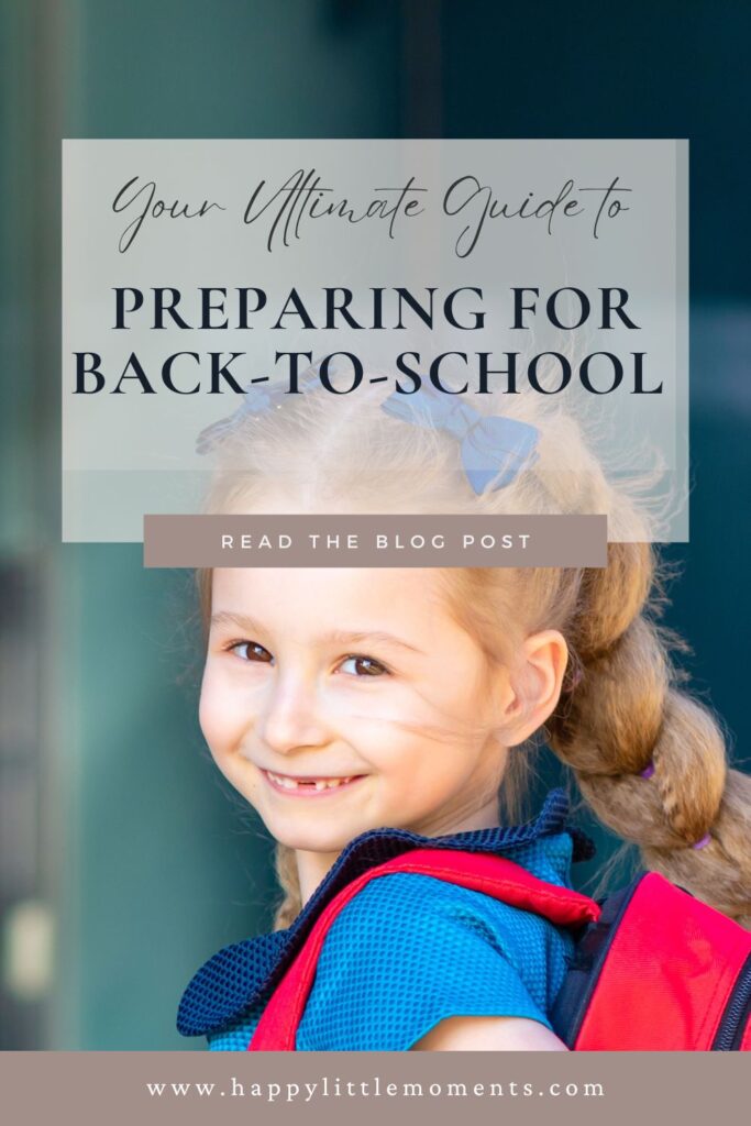 Preparing for Back-to-School